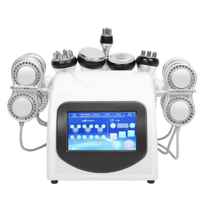 Cavitation Machine - 6-in-1 80K Slimming Equipment with Fat Burner Technology for Professional Body Sculpting & Weight Loss