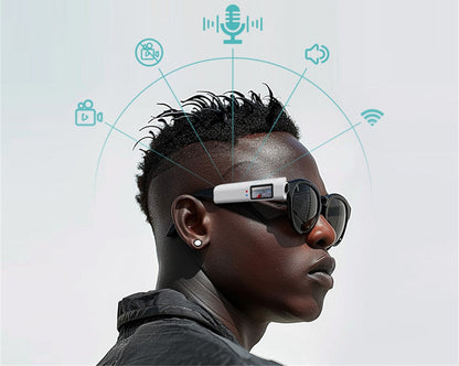 Mini FPV Eyeglasses Camera – 2.7K HD Video Recording Smart Glasses with WiFi App Control, Sound Capture, and First-Person View Micro-Camera Technology
