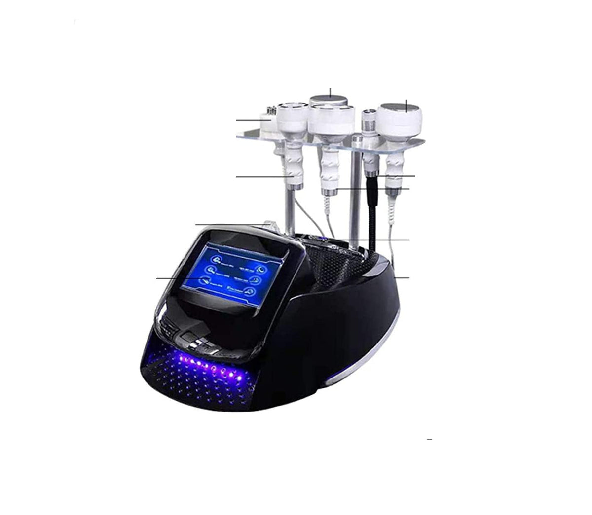 RF Cavitation Machine - 5D High Power 6-in-1 Slimming Vacuum System for Body Sculpting, Fat Reduction & Skin Tightening