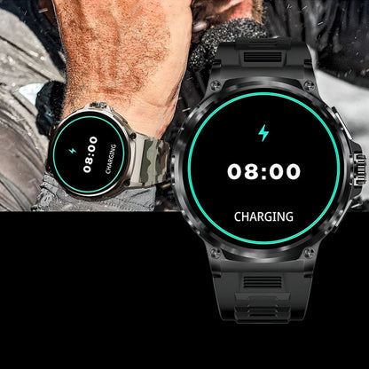 Ultra HD Display Smartwatch for Men – 710mAh Big Battery, 400+ Watch Faces, Android and iOS Compatibility, Stylish Fitness Watch