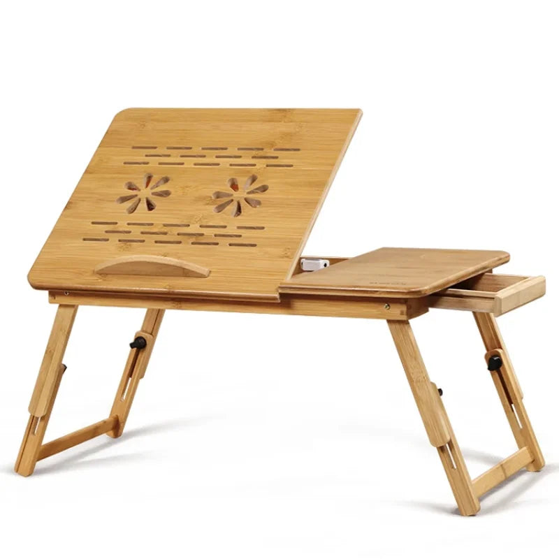 Folding Laptop Desk for Bed or Sofa – Portable Study and Reading Table Tray for Home and Travel Convenience