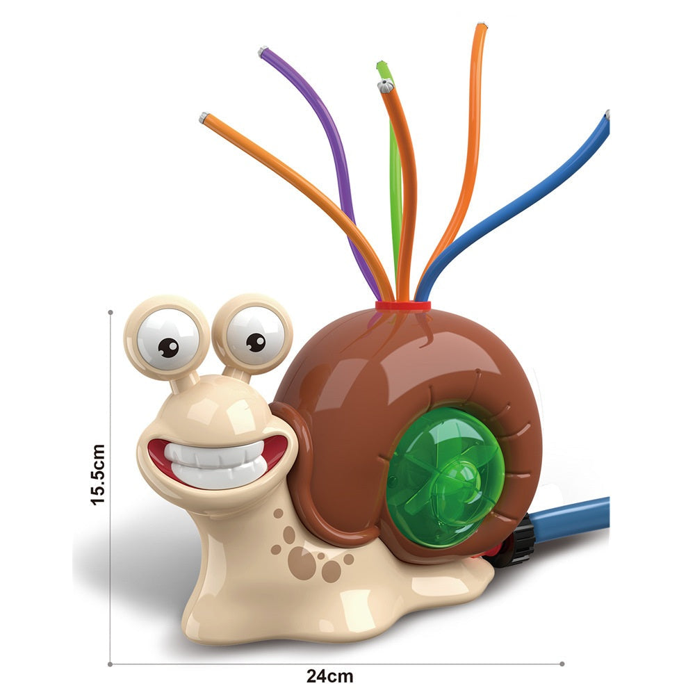 Cartoon Snail Water Sprinkler Toy – Fun Outdoor Garden Splash Play for Kids, Baby Bath, and Backyard Summer Water Games