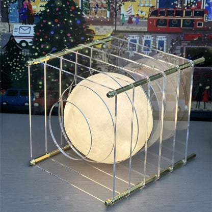 Acrylic Thousand-Layer Moon Lamp – Dreamy DIY Suspended Desktop Light for Artistic Home Decoration
