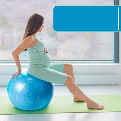 High-Quality Peanut-Shaped Yoga Ball – Stability and Balance Trainer for Fitness, Physical Therapy, Back Massage, and Sensory Training