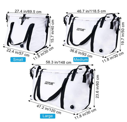 Goture Monster Fish Cooler Bag - Insulated, Leakproof Saltwater Bag with Drain Plug for Sea Fishing & Outdoor Travel