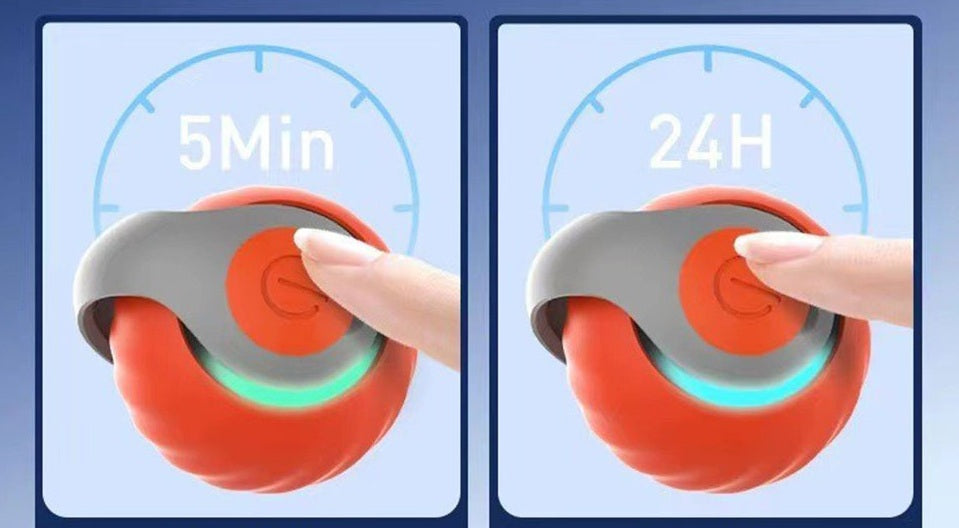 Automatic Interactive Dog Ball – Smart Self-Moving Toy for Pets, Bite-Resistant & Stress-Relieving Design