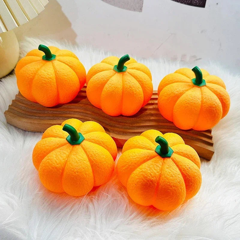 Halloween Pumpkin LED Lantern – Battery Powered Night Light for Kids Bedroom Decoration, Trick-or-Treat Party, and Festive Holiday Home Décor