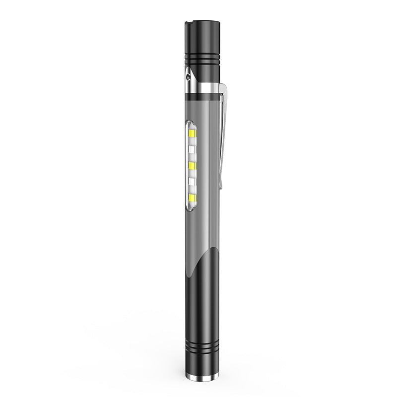 Rechargeable LED Pen Flashlight – Portable Multi-Light USB Pen Lamp with Yellow Pupil Light for Medical, Outdoor, and Everyday Use