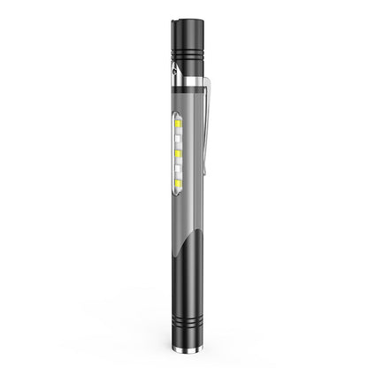 Rechargeable LED Pen Flashlight – Portable Multi-Light USB Pen Lamp with Yellow Pupil Light for Medical, Outdoor, and Everyday Use