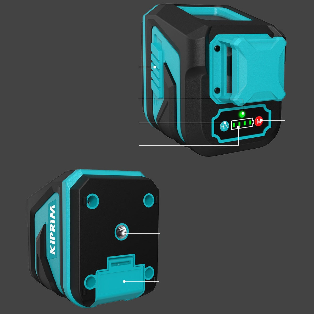Professional Green Laser Level Tool – Automatic 360° Leveling Device with Two or Five Lines for Precision Construction and Alignment Work