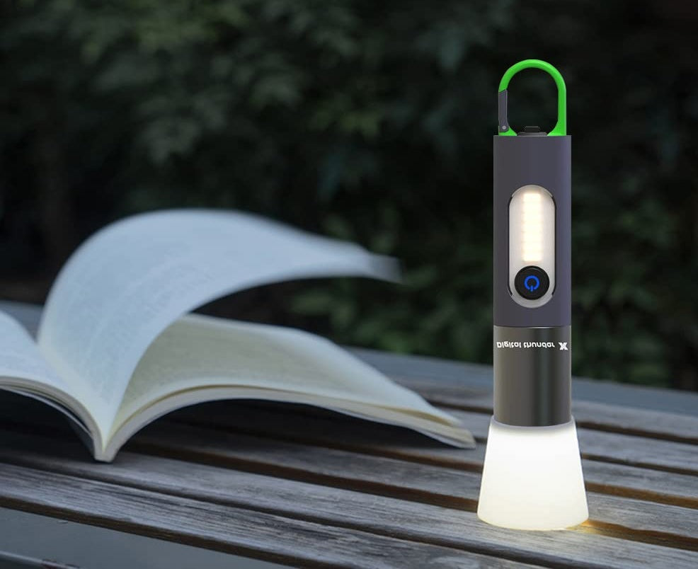 Rechargeable Zoomable LED Flashlight – Super Bright Compact White Laser Light for Camping, Hiking, Home & Emergency Outdoors