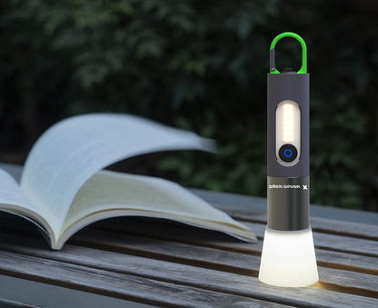 Rechargeable Zoomable LED Flashlight – Super Bright Compact White Laser Light for Camping, Hiking, Home & Emergency Outdoors