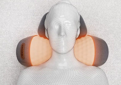Electric Neck Massager Cervical Pillow – Hot Compress, Vibration Massage, and Spine Support for Pain Relief and Relaxation