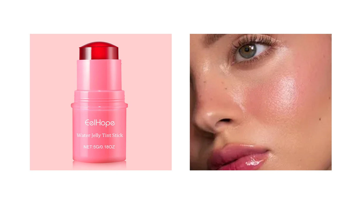Cheek & Lip Tint Stick – 3-in-1 Moisturizing Blush, Lip, and Eyeshadow Tint with Matte Finish