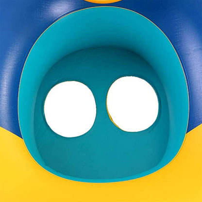 Inflatable Baby Swimming Float with Handles – Car-Shaped Pool Seat Ring for Toddlers 1–5 Years, Safe Summer Water Fun