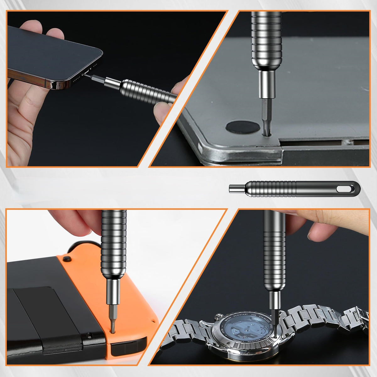 Precision Screwdriver Set - 51-in-1 Portable Magnetic Repair Tool Kit for iPhone, Laptops, Watches, Glasses, and PCs