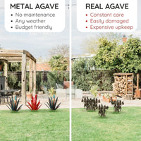 Agave Americana Metal Decorative Plant