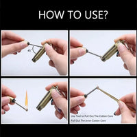 Weatherproof Metal Match - Reusable Fire Starter for Camping & Survival