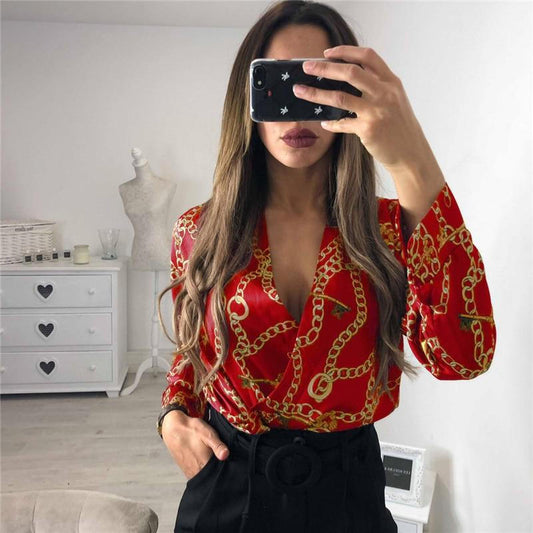 Vintage Printed Bodysuit