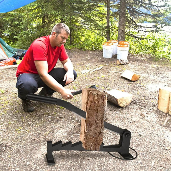 Wall-Mounted Manual Wood Splitter