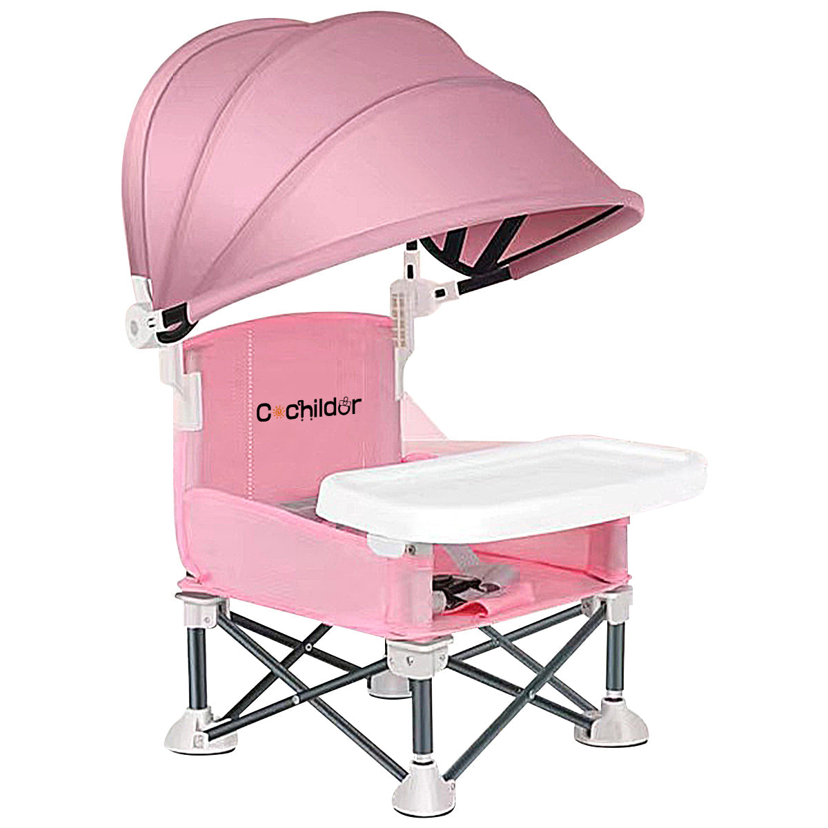 Portable Folding Baby Dining Chair – Lightweight Seat with Removable Tray for Home Meals and Outdoor Picnics