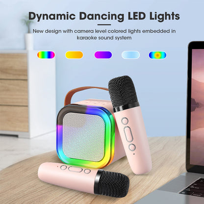 Mini Karaoke Machine With Wireless Microphone