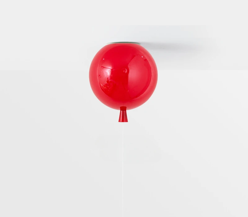 Modern Balloon Ceiling Lamp – LED Acrylic Wall Light for Kids’ Bedroom, Playroom, or Nursery Colorful Lighting Decor