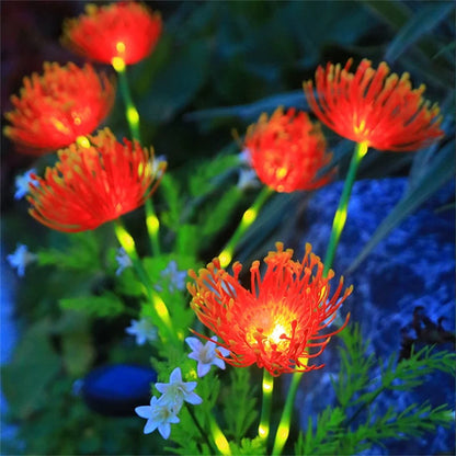 Solar Flower Lawn Lamp Set – 2-Piece Waterproof Outdoor Decorative Garden Stake Lights