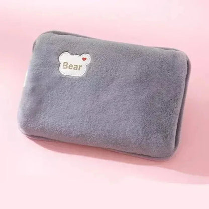 Rechargeable Electric Hot Water Bottle – Cute Hand Warmer with EU Plug, Reusable Heating Pad for Cozy Winter Comfort