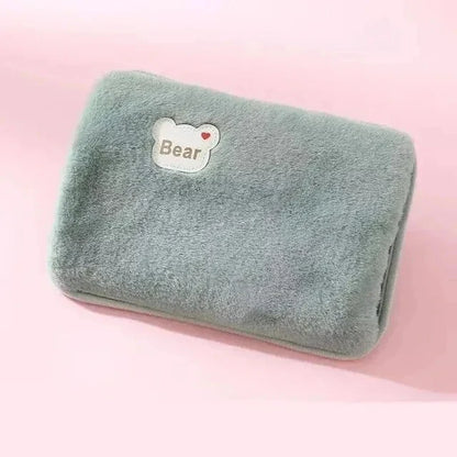 Rechargeable Electric Hot Water Bottle – Cute Hand Warmer with EU Plug, Reusable Heating Pad for Cozy Winter Comfort