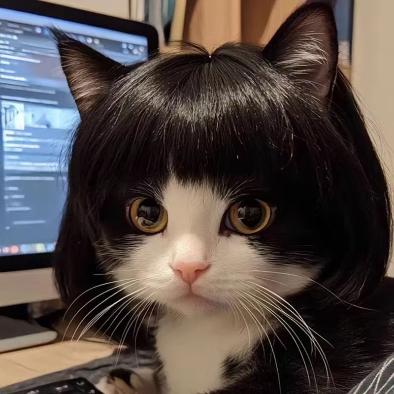 Pet Wig for Dogs & Cats – DIY Trimmable Curly or Straight Hair Costume Wig for Halloween, Parties, Photoshoots and Fun Pet Dress-Up
