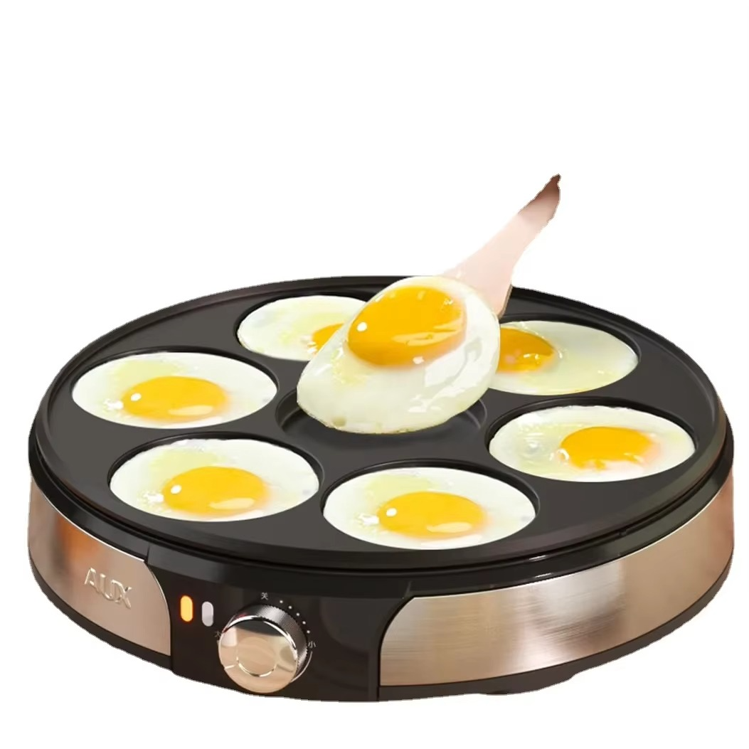 Professional 7-Hole Electric Crepe Maker – 220V Non-Stick Baking Pan for Crepes, Eggs, Burgers, Omelettes and Everyday Breakfast Cooking