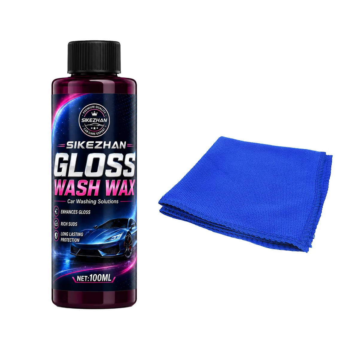 Extreme Foaming Car Wash Soap – 100ml Pink Bodywash & Wax Formula for Foam Cannons, Foam Guns and Bucket Washing