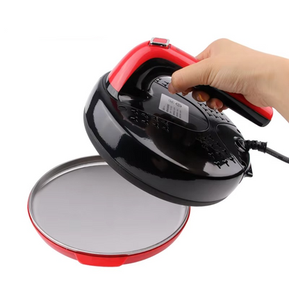 Automatic Electric Crepe Maker – Non-Stick Baking Pan for Crepes, Pancakes, Pizza, Spring Rolls and Easy Home Kitchen Cooking