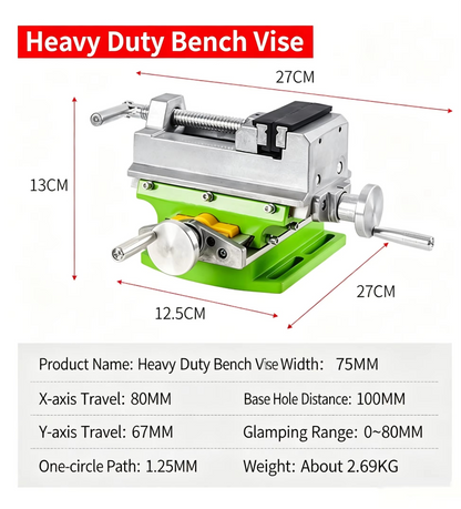 Benchtop Drill Press & Milling Machine – 220V 710/1050W Multifunctional Drilling and Milling Tool for Home Workshops, DIY Projects and Metalworking