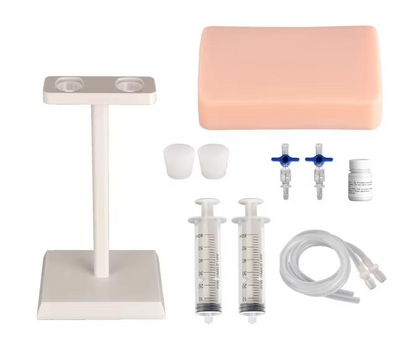Ultrasound-Guided Vascular Puncture Training Model – Blood Circulation Simulation Injection Pad for Medical Ultrasound, Needle Placement and Clinical Practice
