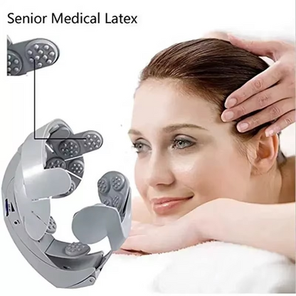 Electric Head Massager – Multifunctional Wearable Scalp Massage Helmet with Vibration, Kneading and Acupoint Stimulation for Relaxation and Stress Relief