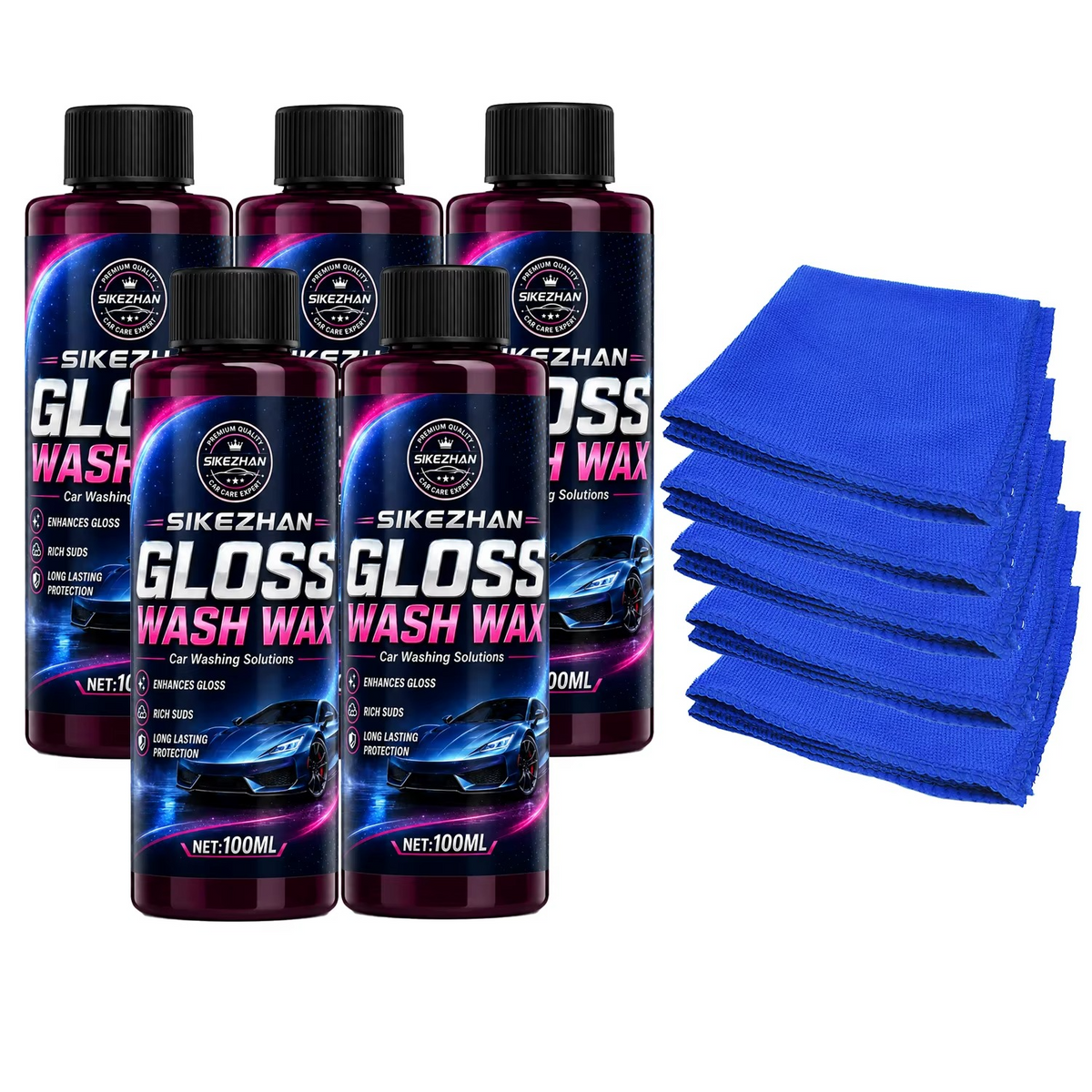 Extreme Foaming Car Wash Soap – 100ml Pink Bodywash & Wax Formula for Foam Cannons, Foam Guns and Bucket Washing