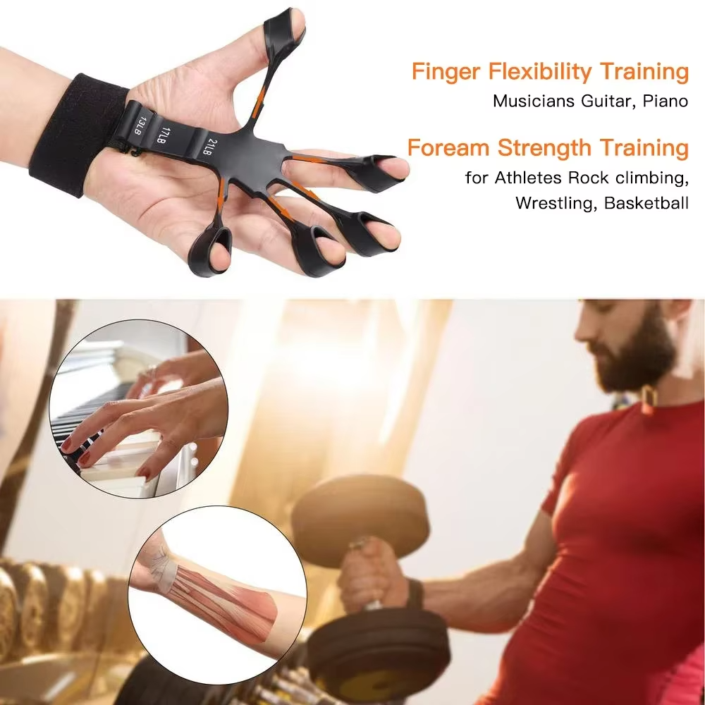 Adjustable Hand Grip Strengthener – 5–60kg Resistance Hand Exerciser for Grip Strength, Wrist Training, Finger Rehabilitation and Forearm Muscle Fitness