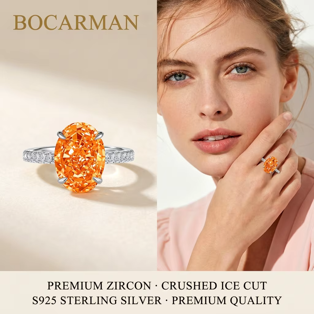 Silver Tanzanite Ring – Mint Green Oval Tanzanite with Ice-Cut Zircon Accents for Women, Elegant Jewelry, Special Occasions and Gifts
