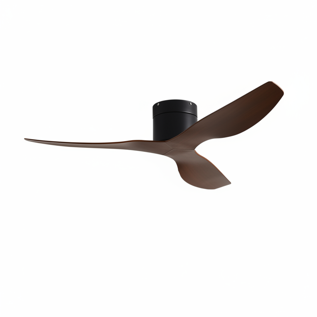 Industrial Retro Ceiling Fan – 6-Speed Silent DC Inverter Motor Fan for Living Rooms, Dining Areas, Bedrooms, Homes and Offices