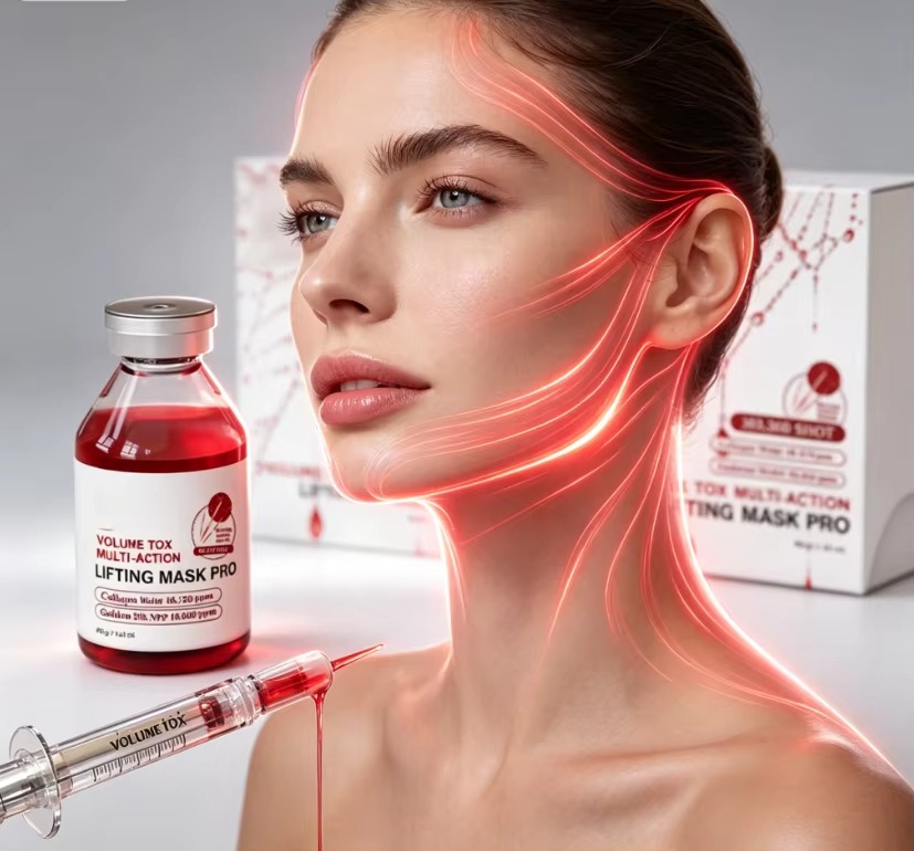 V-Face Shaping Serum – Anti-Aging Facial Essence with Lifting & Firming Skin Care Formula for Jawline Definition and Puffy-Looking Cheeks