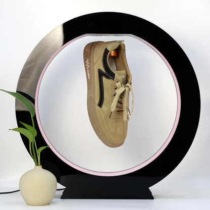 Magnetic Levitation Display Stand – 360° Floating Rotating Acrylic Display Rack for Shoes, Wine Bottles, Collectibles and Eye-Catching Product Showcases