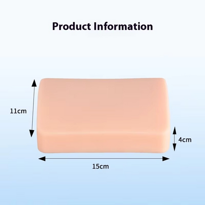 Ultrasound-Guided Vascular Puncture Training Model – Blood Circulation Simulation Injection Pad for Medical Ultrasound, Needle Placement and Clinical Practice