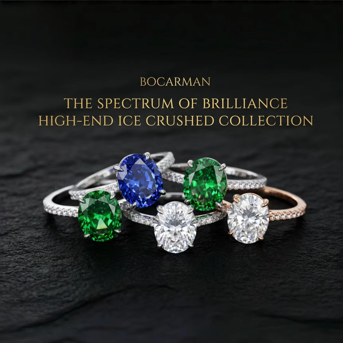 Silver Tanzanite Ring – Mint Green Oval Tanzanite with Ice-Cut Zircon Accents for Women, Elegant Jewelry, Special Occasions and Gifts