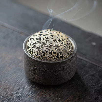 Creative Ceramic Incense Burner – Decorative Aromatherapy Incense Holder with Elegant Pedestal Design for Home Fragrance, Meditation, Yoga and Relaxation