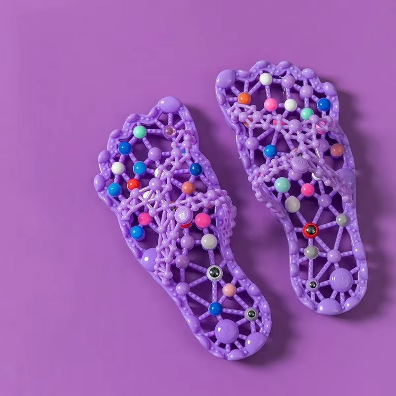 Quick-Dry Bathroom Slippers – Anti-Slip Hollow Drainage Slides with Breathable Massage Sole for Shower, Dormitory and Home Use