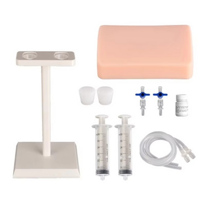 Ultrasound-Guided Vascular Puncture Training Model – Blood Circulation Simulation Injection Pad for Medical Ultrasound, Needle Placement and Clinical Practice