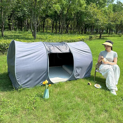 Foldable Kids Outdoor Mosquito Net – No-Installation Pop-Up Sunshade Canopy with Strong UV Protection, Anti-Fall Design for Camping and Outdoor Play