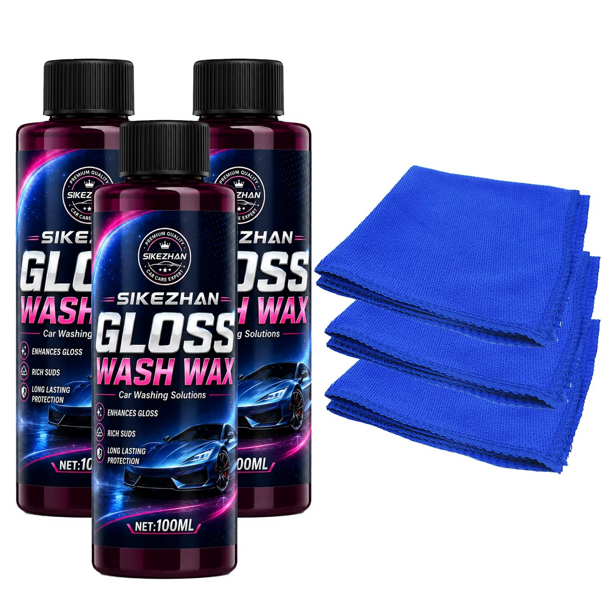 Extreme Foaming Car Wash Soap – 100ml Pink Bodywash & Wax Formula for Foam Cannons, Foam Guns and Bucket Washing